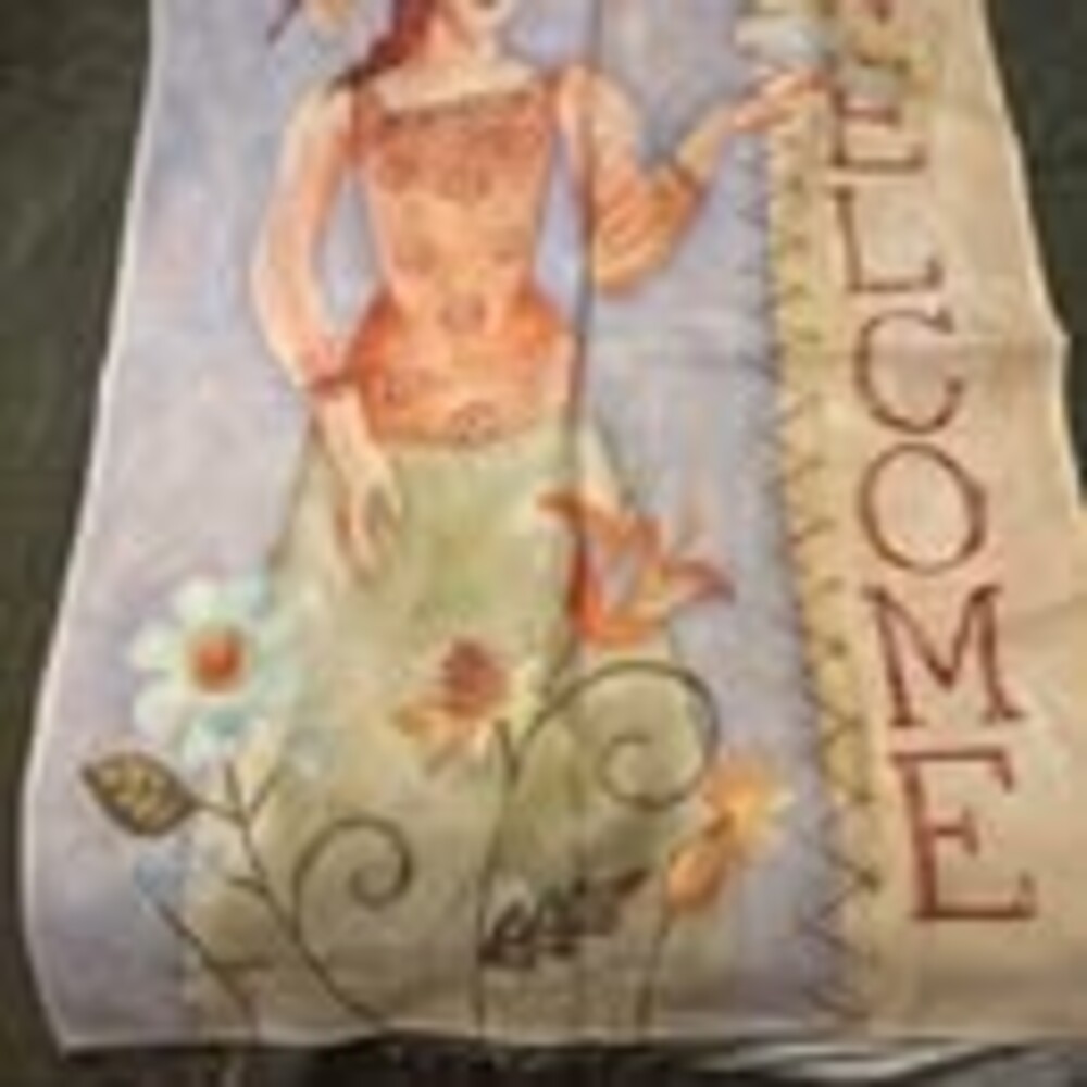Lori Siebert Welcome Garden Flag